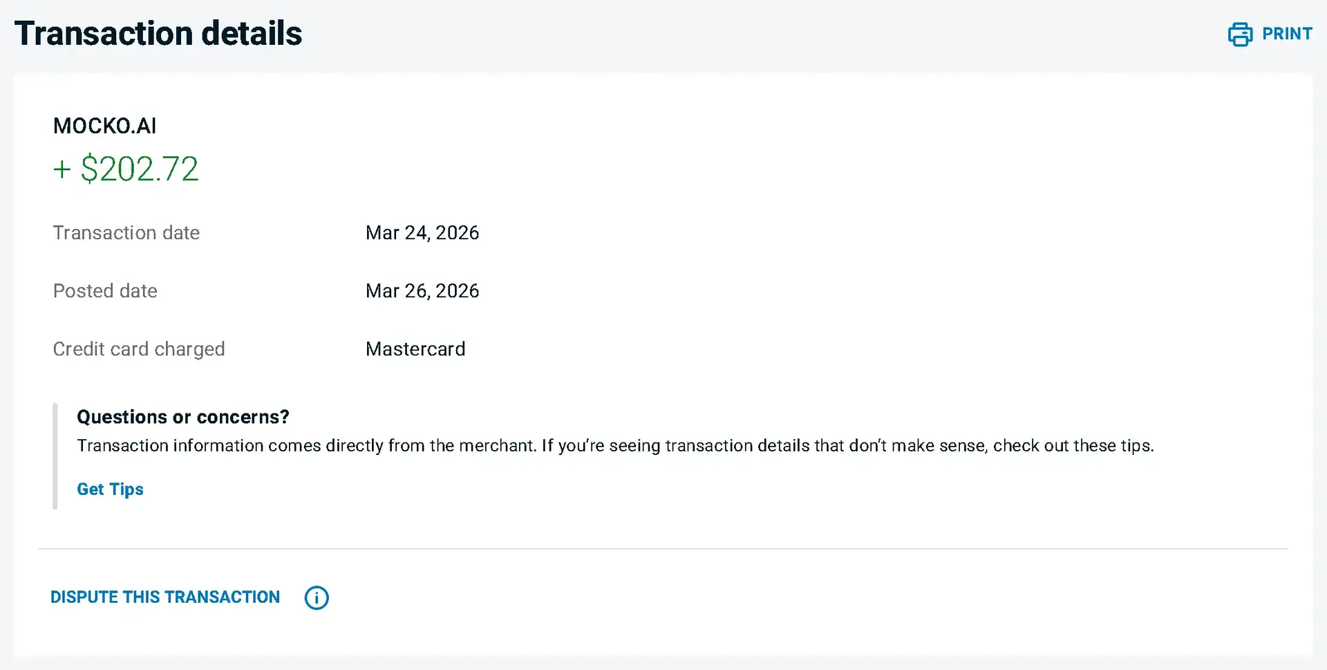 BMO received refund of Mocko transaction