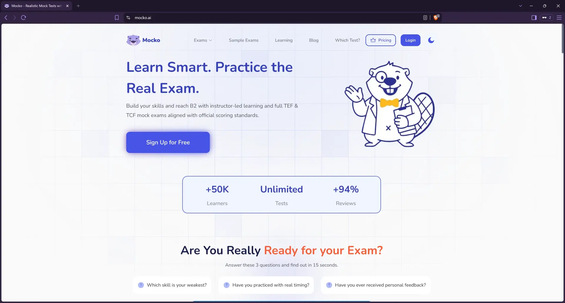 Mocko official website